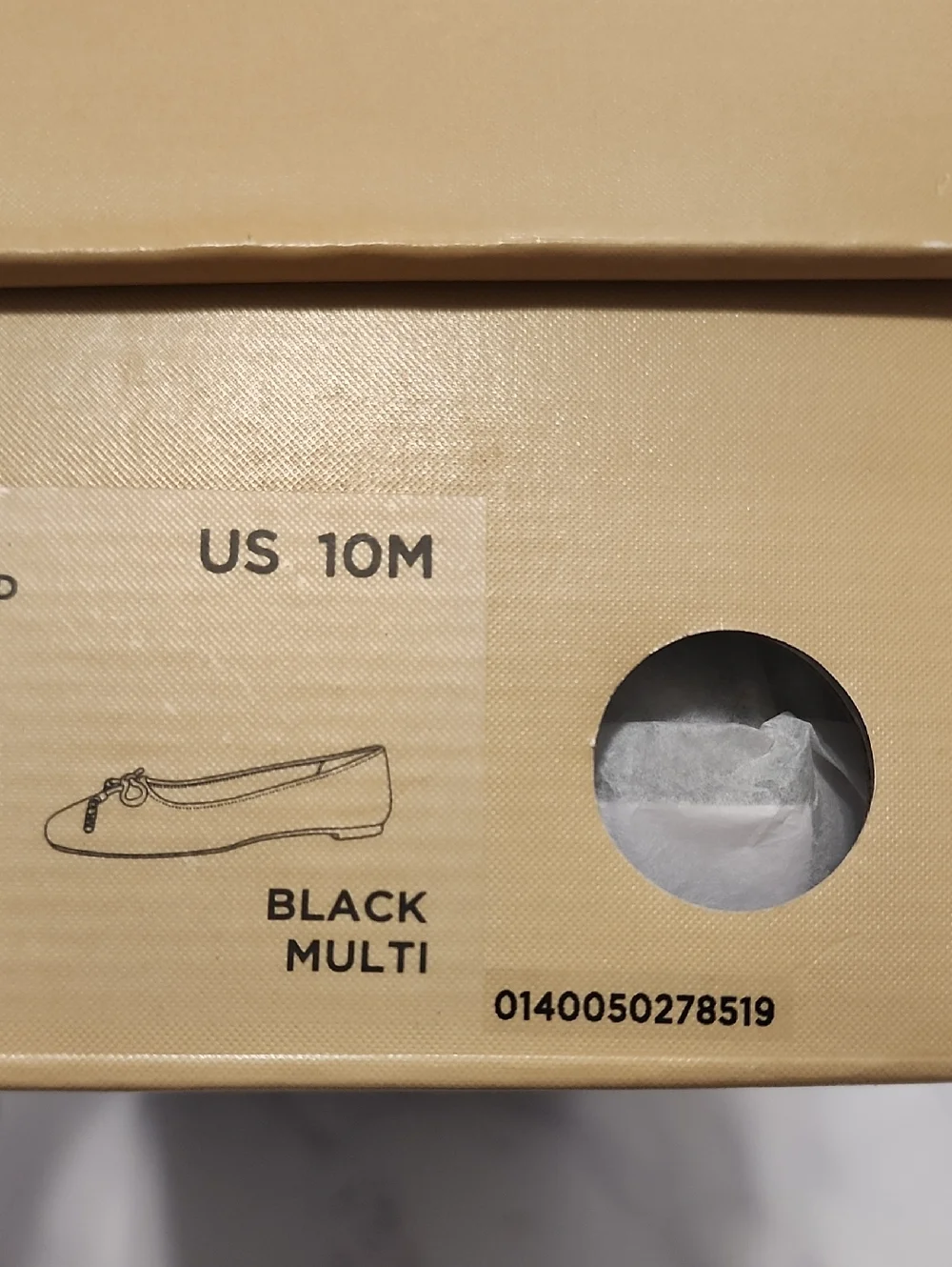 Michael Kors Zebra Print Ballet Flats with Bow Accent Brand New